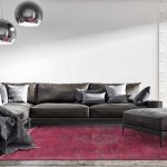 vloerkleed Louis De Poortere LX8260 Fading World Medaillon Scarlet interior
