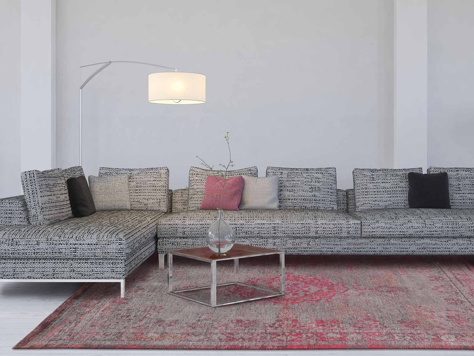 vloerkleed Louis De Poortere LX8261 Fading World Medaillon Pink Flash interior
