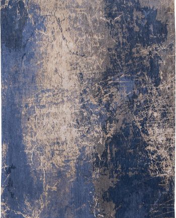 vloerkleed Louis De Poortere LX8629 Mad Men Cracks Abyss Blue