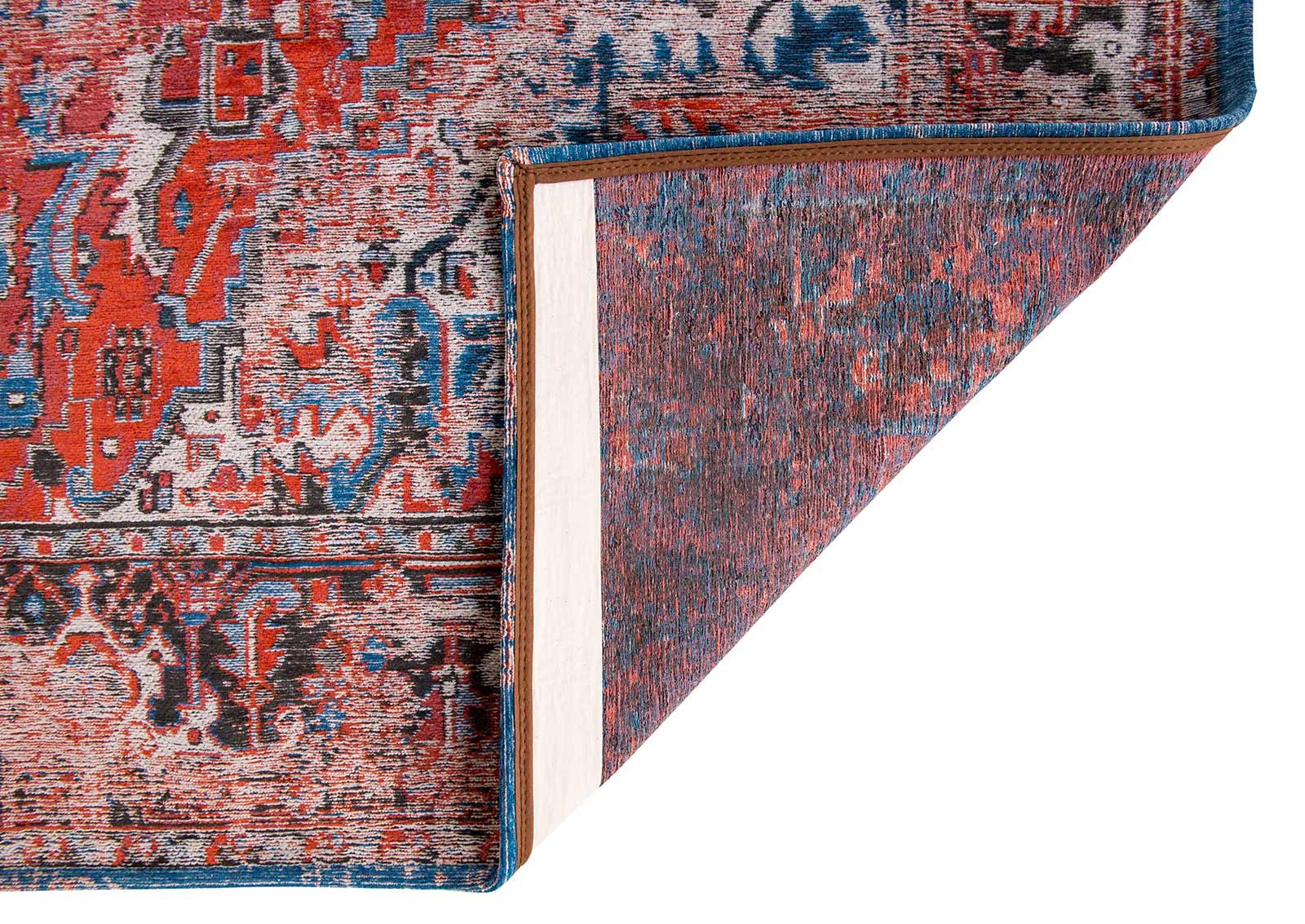 vloerkleed Louis De Poortere LX8703 Antiquarian Antique Heriz Classic Brick back