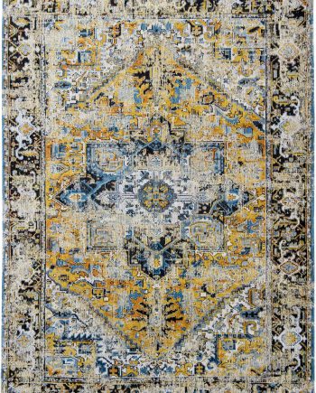 vloerkleed Louis De Poortere LX8704 Antiquarian Antique Heriz Amir Gold