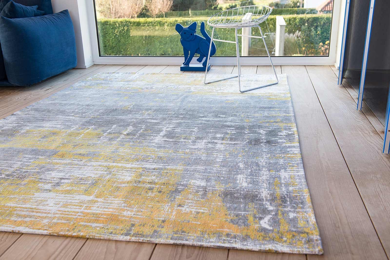 vloerkleed Louis De Poortere LX8715 Atlantic Streaks Sea Bright Sunny interior