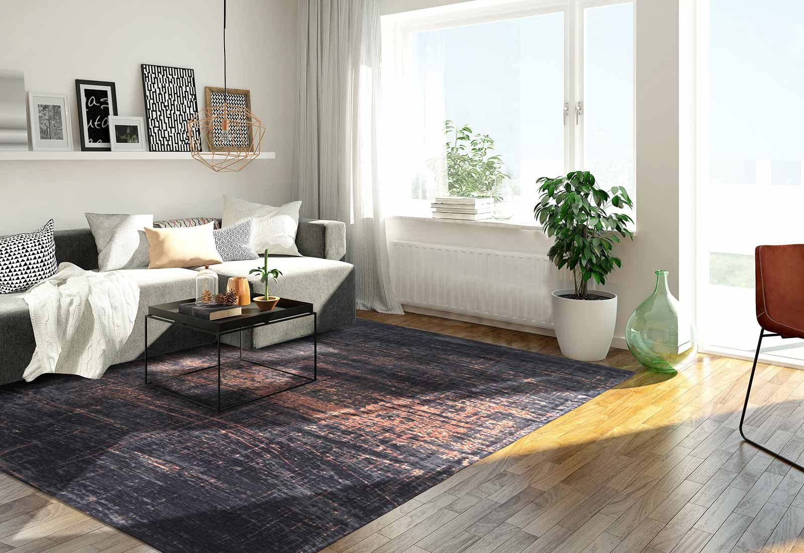 vloerkleed Louis De Poortere LX8925 Mad Men Griff Soho Copper interior