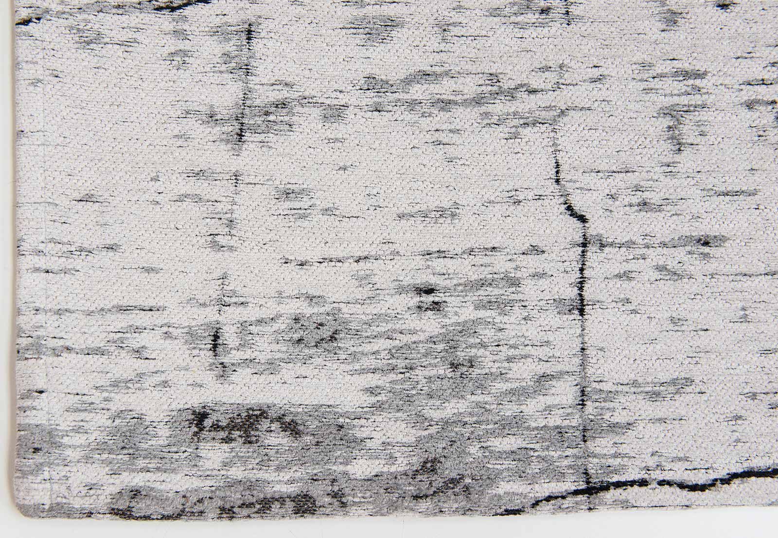 vloerkleed Louis De Poortere LX8926 Mad Men Griff Metro Black and White corner