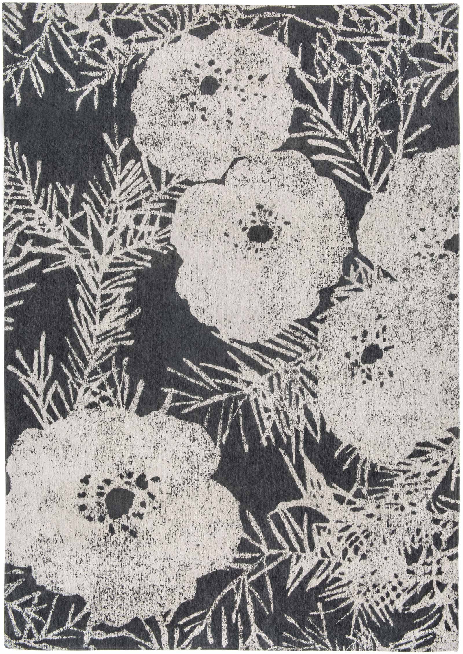 Louis De Poortere vloerkleed Romo LX 8741 Lomasi Charcoal