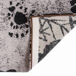 Louis De Poortere vloerkleed Romo LX 8741 Lomasi Charcoal back