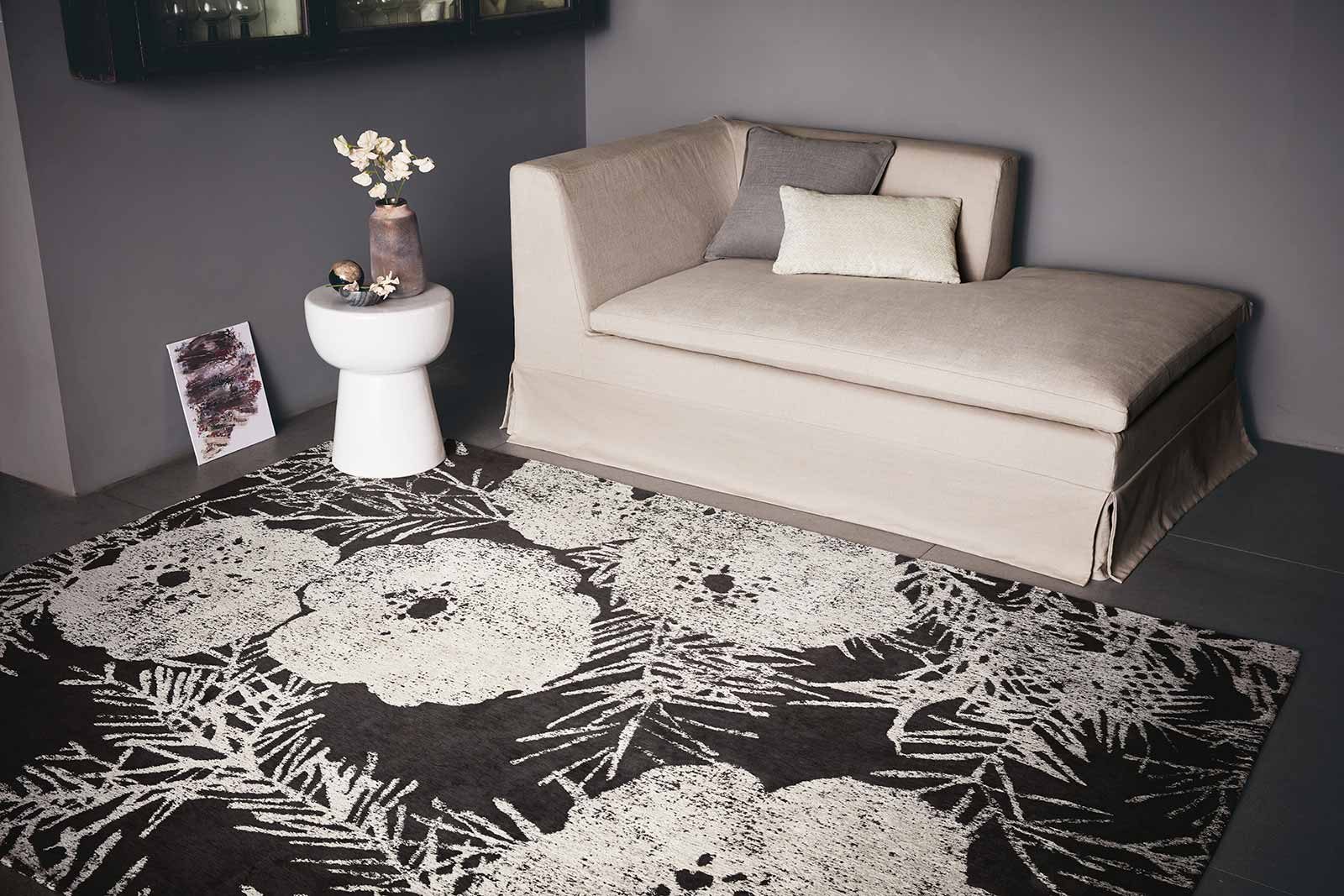 Louis De Poortere vloerkleed Romo LX 8741 Lomasi Charcoal interior