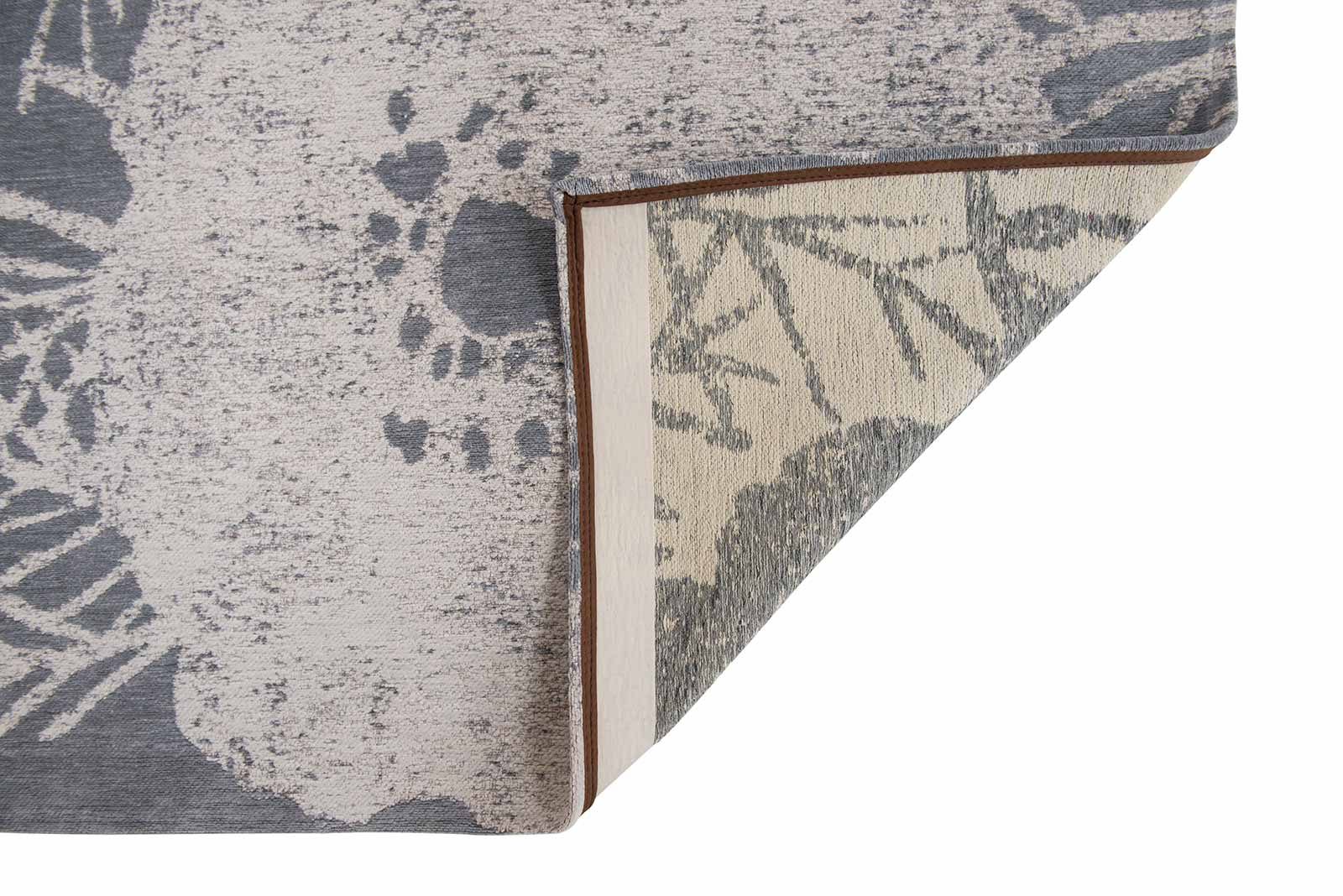 Louis De Poortere vloerkleed Romo LX 8742 Lomasi Steelblue back