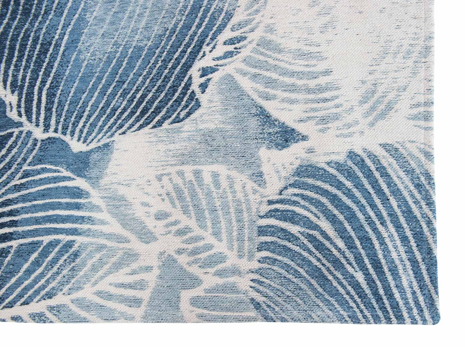 Louis De Poortere vloerkleed Villa Nova LX 8756 Akina Indigo corner