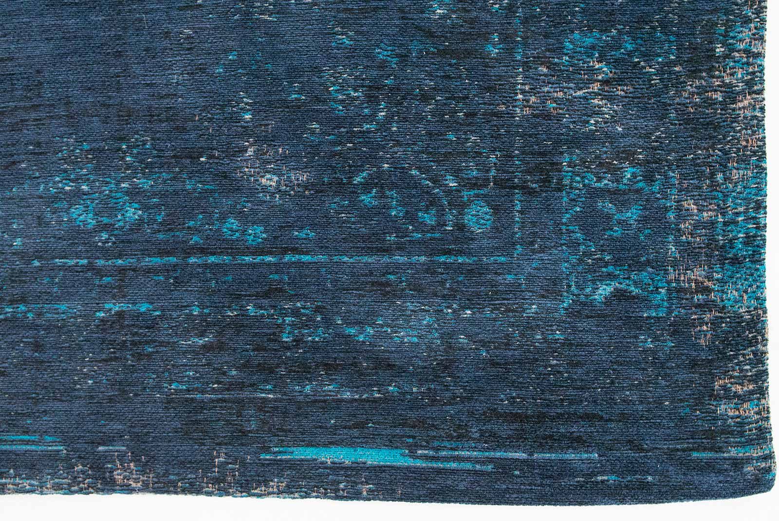 vloerkleed Louis De Poortere LX8254 Fading World Medaillon Blue Night corner