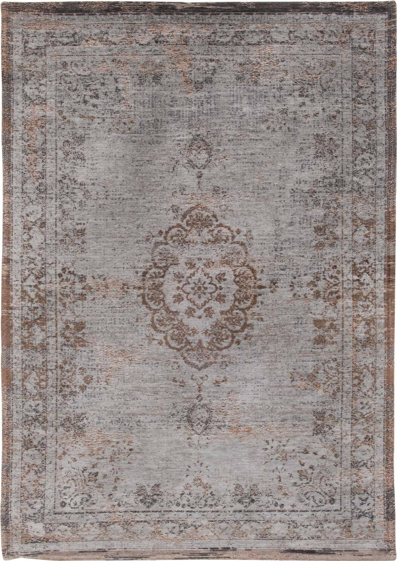 vloerkleed Louis De Poortere LX8257 Fading World Medaillon Grey Ebony