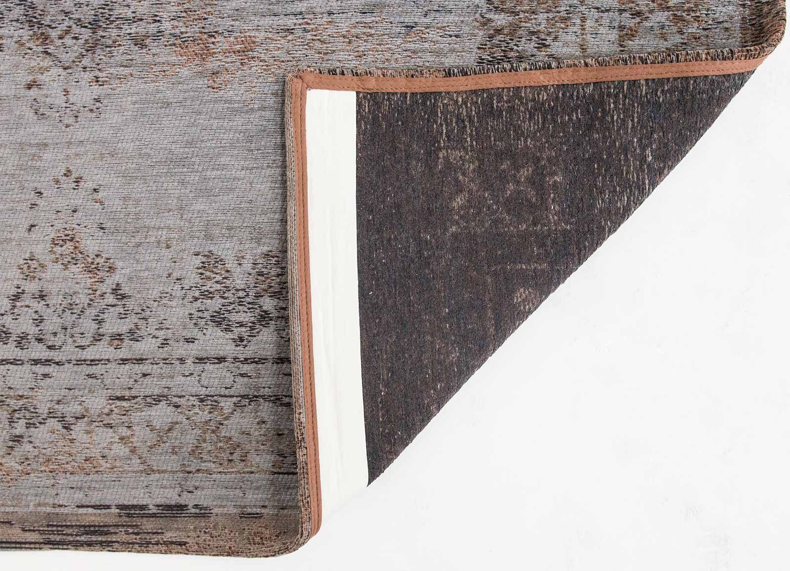 vloerkleed Louis De Poortere LX8257 Fading World Medaillon Grey Ebony back