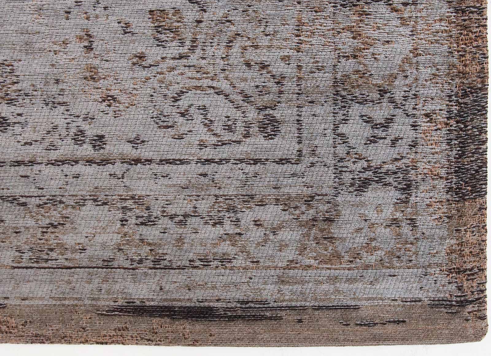 vloerkleed Louis De Poortere LX8257 Fading World Medaillon Grey Ebony corner
