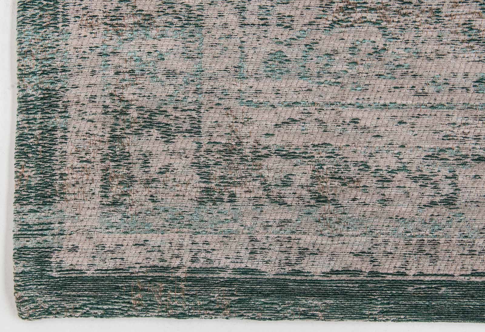 vloerkleed Louis De Poortere LX8259 Fading World Medaillon Jade Oyster corner