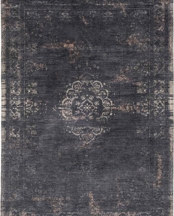 vloerkleed Louis De Poortere LX8263 Fading World Medaillon Mineral Black