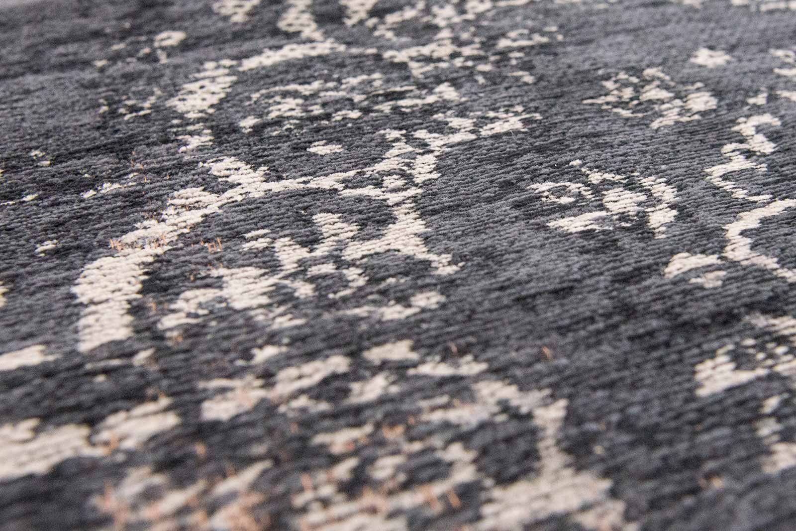 vloerkleed Louis De Poortere LX8263 Fading World Medaillon Mineral Black zoom