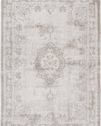 vloerkleed Louis De Poortere LX8383 Fading World Medaillon Salt Pepper