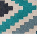 Louis De Poortere vloerkleed Romo LX 2003 Scala Teal corner