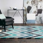 Louis De Poortere vloerkleed Romo LX 2003 Scala Teal interior