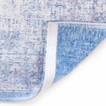 Louis De Poortere vloerkleed LX 9065 Fading World Medallion Grey Jeans back