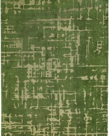 Louis De Poortere vloerkleed LX 9202 Structures Baobab Perrier Green