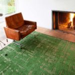 Louis De Poortere vloerkleed LX 9202 Structures Baobab Perrier Green interior 3