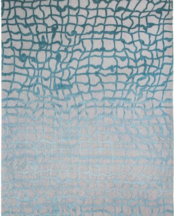 Louis De Poortere vloerkleed LX 9203 Mad Men Dedalo Blue Marine