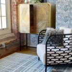 Florence Broadhurst Tortoiseshell Stripe Jade 039808 interior 3