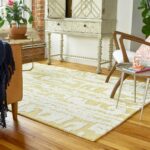 Florence Broadhurst Waterwave Stripe Citron 039906 interior 1