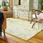 Florence Broadhurst Waterwave Stripe Citron 039906 interior 2