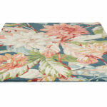 Sanderson Dahlia Rosehip Teal 50608 2