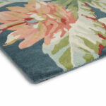 Sanderson Dahlia Rosehip Teal 50608 3