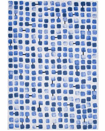 Louis De Poortere vloerkleed Craft Cobblestone 9348 Amparo Blues