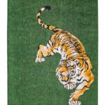 Louis De Poortere vloerkleed Pop 9388 Green On Fire