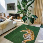 Louis De Poortere vloerkleed Pop 9388 Green On Fire interior 1
