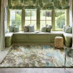 Sanderson Ancient Canopy Fawn Olive Green 146701 interior 1