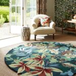 Sanderson Robins Wood Forest Green 146508 round interior 2