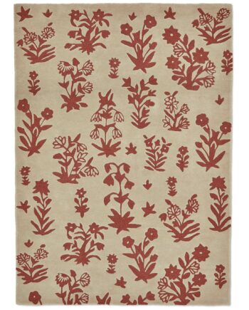 Sanderson Woodland Glade Linen Russet Brown 146801 A
