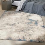 Calvin Klein vloerkleed Infinity CK022 IFN05 IVGBL IVORY GREY BLUE 5x7 099446079305 interior 1
