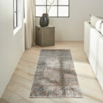 Calvin Klein vloerkleed Irradiant CK024 IRR01 BLKIV BLACK IVORY 2x8 099446129420 interior 1