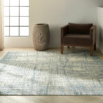 Calvin Klein vloerkleed Rush CK950 CK950 IVBLU IVORY BLUE 7x10 099446818430 interior 1