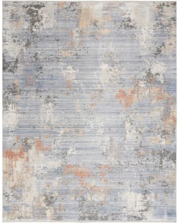 Nourison vloerkleed Abstract Hues ABH01 GRYBL GREY BLUE 5X8 099446906021