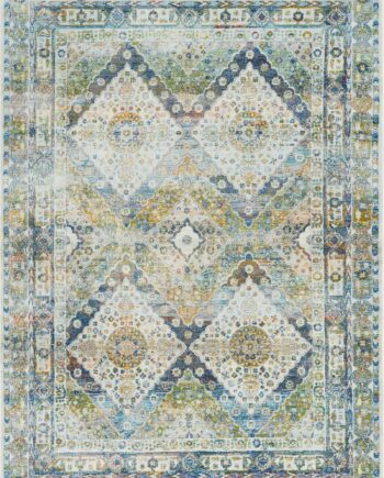 Nourison vloerkleed Ankara Global ANR07 BLGRE 5x8 099446457363 main