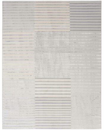 Nourison vloerkleed Brush Strokes BSK04 SILGY SILVER GREY 8x10 099446899118