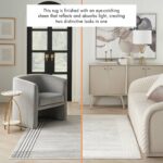 Nourison vloerkleed Desire DSR01 GRSIL GREY SILVER 5X7 099446128652 interior 3