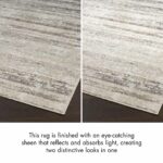 Nourison vloerkleed Glitz GLZ10 CRMGY CREAM GREY 5x7 099446904058 LIGHT DARK TX03