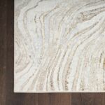 Nourison vloerkleed Glitz GLZ22 GRYGD GREY GOLD 5x7 099446951205 CR