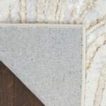 Nourison vloerkleed Glitz GLZ22 GRYGD GREY GOLD 5x7 099446951205 CRB