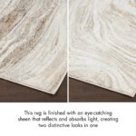 Nourison vloerkleed Glitz GLZ22 GRYGD GREY GOLD 5x7 099446951205 TX03