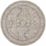 Nourison vloerkleed Lynx LNX01 IVGBL IVORY GREY BLUE 8xRND 099446082190